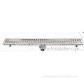 Second Generation Linear Abs Floor Drain With Stainless Steel Cover And Square Siphon Part 
